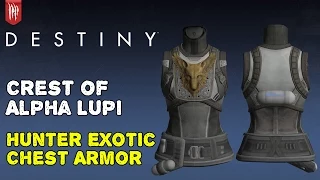 Destiny Crest of Alpha Lupi Exotic Chest Armor