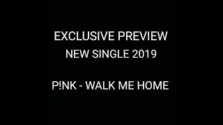 P!nk - Walk Me Home ♥ PINK OFFICIAL - New Single 2019 from album "Hurts 2B Human"