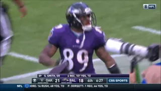 Steve Smith Sr. 52 yard TD! | Raiders vs Ravens (10/2/2016)