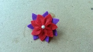 How To Make A Pretty Flower Brooch - DIY Style Tutorial - Guidecentral