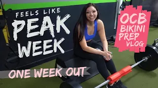 Prep Brain | PEAK WEEK | Weight | Bikini Fitness Competition | Workouts | VLOG