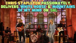 Chris Stapleton Passionately Delivers ‘White Horse’ & ‘Mountains of My Mind’ on ‘SNL’