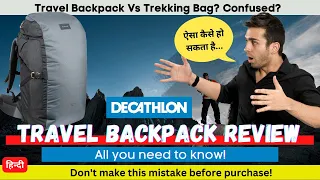 Forclaz 40L travel 100 backpack decathlon review - worth buying  in 2023?