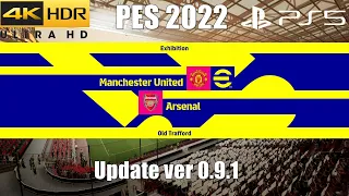 eFootball™ 2022 v0.9.1 update - Manchester United Gameplay PS5 4K 60FPS UHD