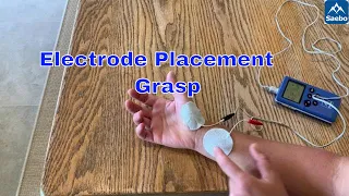Electrode Placement for Grasp (Finger flexion, Thumb flexion and adduction)
