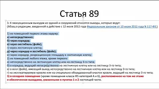 Нарушения пожарной безопасности, пути эвакуации