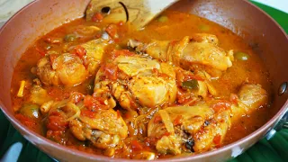 Pollo económico sabroso y fácil/ receta para la semana. El caldito está bien rico!