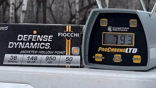 Fiocchi Defense Dynamics 148 grain 38 Special defies all logic; passes snub nose denim and gel test!