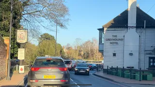 London 4K Drive 🇬🇧 Sutton & carshalton 25/01/2021