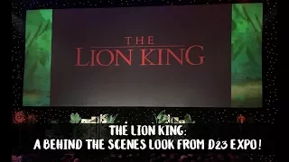 Behind the scenes of The Lion King {D23 Expo 2017 Panel #D23Expo}