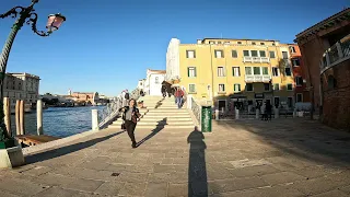 Morning in Venice, Italy | 4K UHD ASMR walking tour 🎧 Binaural / Stereo audio