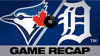 Castellanos' homer lifts Tigers in 4-3 win | Blue Jays-Tigers Game Highlights 7/21/19