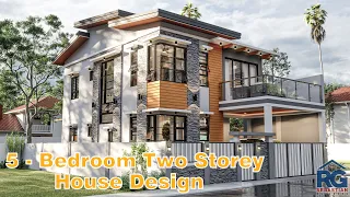 5 - Bedroom Two Storey House Design