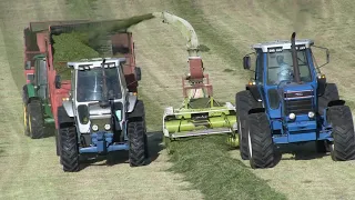 FORD 8830 AND CLAAS JAGUAR 71 FORAGE HARVESTER