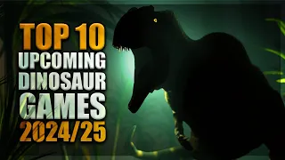 Top 10 UPCOMING Dinosaur Games of 2024!