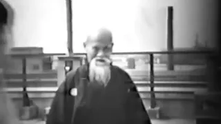 Morihei Ueshiba Sensei   Rare Aikido Demonstration 1957