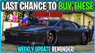 LAST CHANCE To Take Advantage Of This Weeks GTA 5 Online Weekly Update Deals & Discounts!