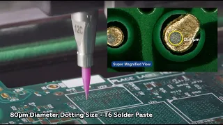 Heterogeneous Miniaturization Solder Dispensing - Type 6 Solder Paste Dispensing on PCB Board