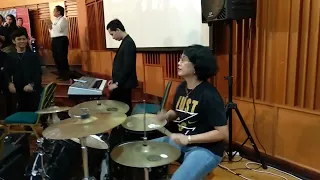 Ini Rindu Oo.. Burung (1990) Farid Harja - Drum Cover Malam Sastra UPH 2017 Full Part #girldrummer