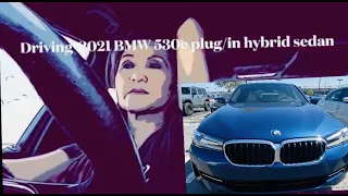 DRIVING 2021 BMW 530e 🚙PLUG-IN 🔌 HYBRID SEDAN!