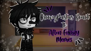 CreepyPasta's React to Afton Family Memes || Part 3 of CreepyPastas Meets Afton Family // Gacha Club