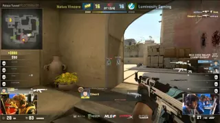 Edward stops the Defuser - Natus Vincere vs Luminosity MLG CS:GO Major Championship: Columbus Final