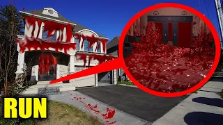 IF YOU EVER SEE THIS BLOODY HOUSE DO NOT GO INSIDE!! (SCARY)