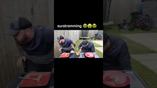 Stinky fish challenge #surstrommingchallenge #challenge #surströmming #surstromming #foodchallenge