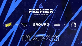 NAVI vs Faze, MIBR vs Team Liquid | BLAST Premier Spring Group 3 Day 2