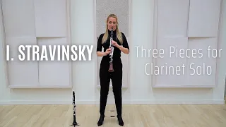 Igor Stravinsky: Three Pieces for Clarinet Solo, Anastasia Schmidlin