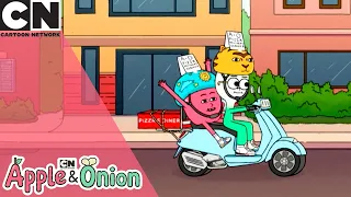 Trying the Free Pizza Coupon Hack | Apple & Onion | Cartoon Network UK