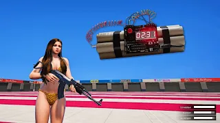 TOP 500 Epic Fail by Maikorean Bikini Girlfriend GTA 5 | RagDolls Ramp | Grand Theft Auto V