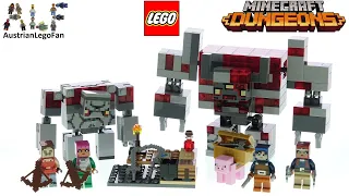 LEGO Minecraft Dungeons 21163 The Redstone Battle - Lego Speed Build Review