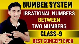 Find Irrational Numbers Between Two Numbers / Number System/ Class 9 / NCERT/RS aggarwal