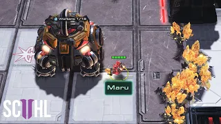 Maru's 300 IQ SNEAKY GOLD BASE - Starcraft 2: Maru vs. Solar