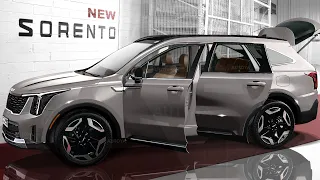 Kia Sorento 2024 Facelift - INTERIOR & Color Options