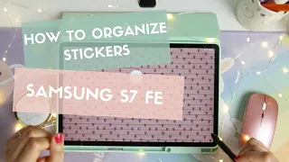 How To Organize Digital Stickers-Samsung S7 FE