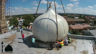 MASJID UN NOOR DOME INSTALLATION