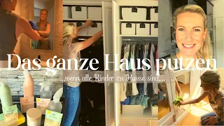 🧹 CLEAN WITH ME - Das ganze Haus putzen, wenn alle Kinder zu Hause sind