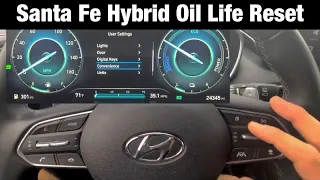 How to Reset Maintenance Reminder 2022 Hyundai Santa Fe Hybrid