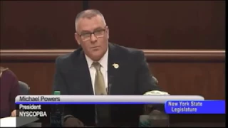 Public Protection Hearing Testimony by Michael Powers, NYSCOPBA President, January 30, 2018