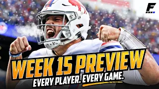 Week 15 Matchup Previews: The Top Players to Watch in Every Game (2022 Fantasy Football)