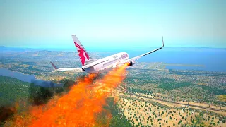 Qatar Airways  Pilots Got Promoted After Saving Passenger's Lives | RDS FLIGHT | X-Plane 11