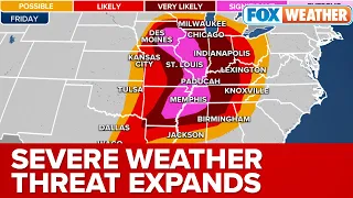 Severe Weather Threat Expands To 88 Million Across Parts Of US With Tornadoes, Damaging Winds