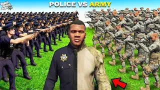 Franklin Test Police Vs Military in GTA 5 !