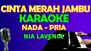 CINTA MERAH JAMBU - KARAOKE Nada Pria, HD