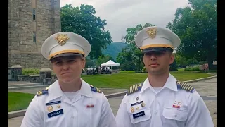 West Point R-DAY 2022 Sr Cadets Kai Youngren, Lauren Drysdale On Basic Training for Class of '26