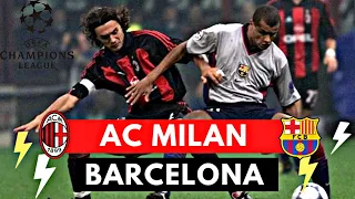 AC Milan vs Barcelona 3-3 All Goals & Highlights ( 2000 UEFA Champions League )