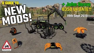 A GUIDE TO... NEW MODS! + John Deere 8350 UPDATE! 19th Sept 2019, Farming Simulator 19, PS4.