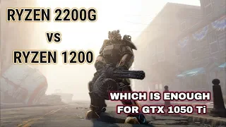 Ryzen 3 1300X vs Ryzen 2200G with GTX 1050 Ti | Tested in 10 Games , 2018